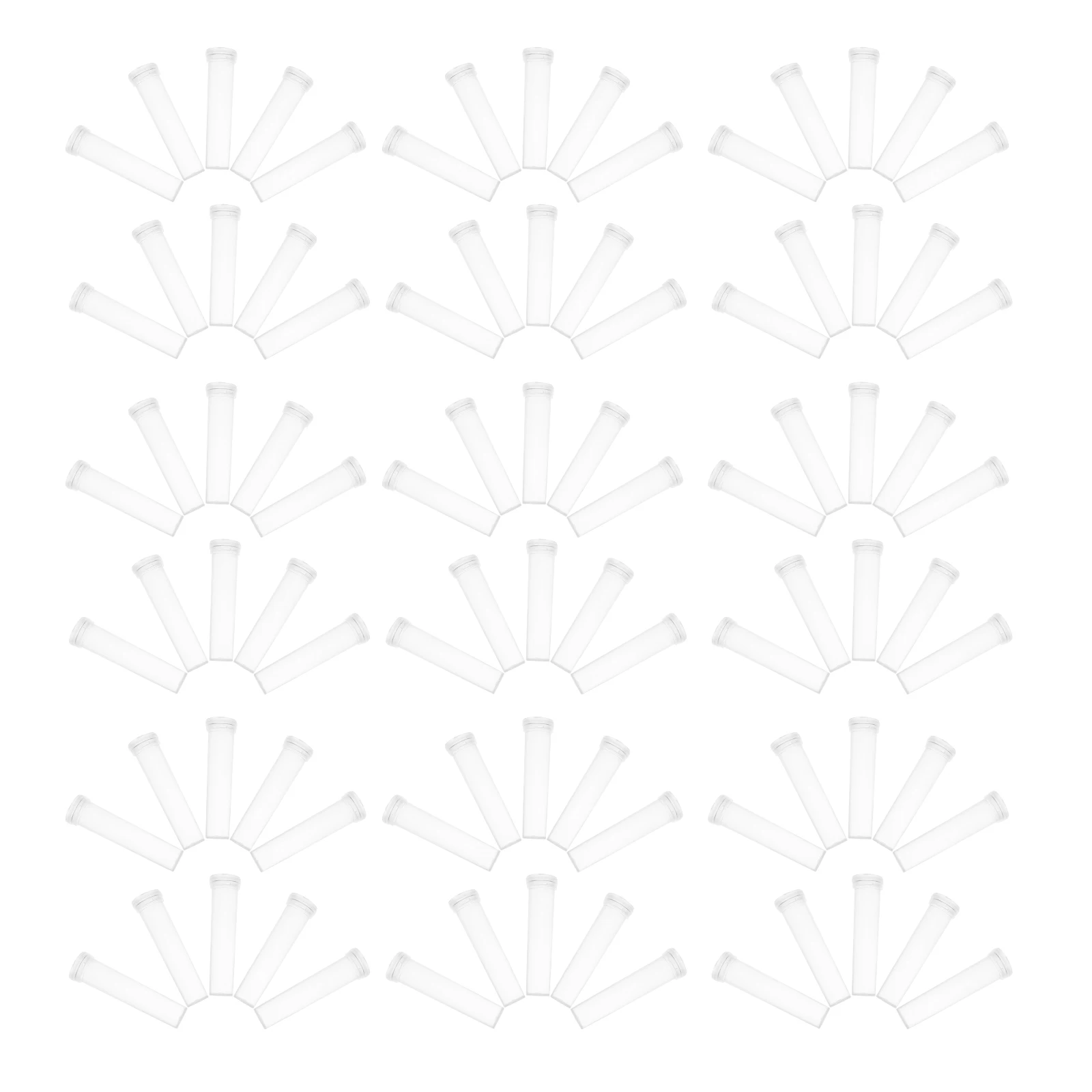 

100pcs Floral Water Tubes Transparent For Flower Arrangement Portable Stem Preservation Capsule Home Office Wedding Use Mini