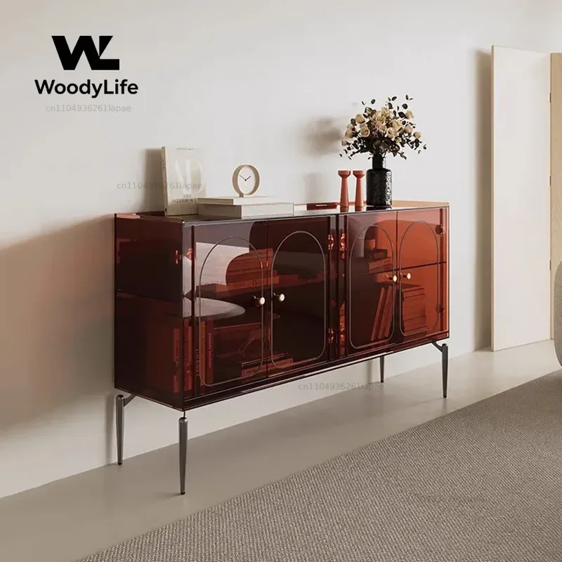 Meubles de salon simples et tendance, vitrine minimaliste en acrylique, armoire de présentation moderne transparente, mobilier de maison au design avancé