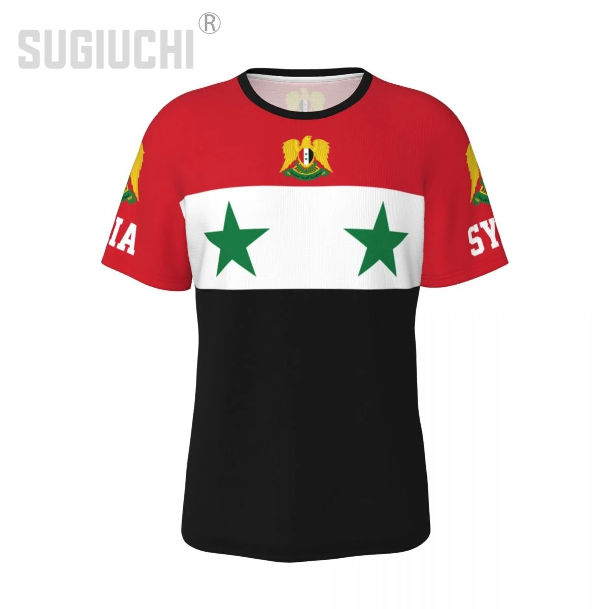 Unisex Nation T-shirt Syria Flag Syrians T-shirts  For Men Women Soccer Football Fans Gifts Custom clothes tee