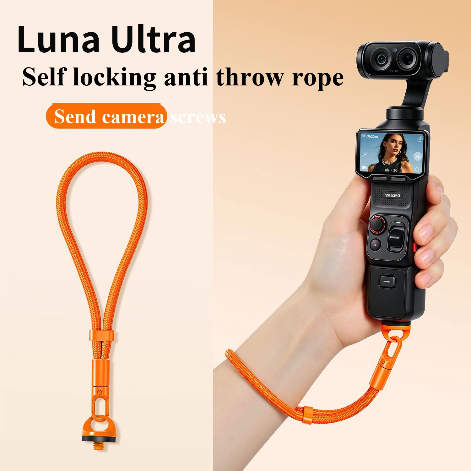 Camera Wrist Strap - 인스타360 루나 울트라 포켓 3/4/4p 핸드헬드