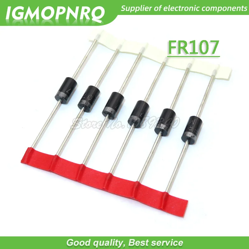 100PCS Rectifier Diode FR107 1A 1000V DO-41 fr107 IGMOPNRQ