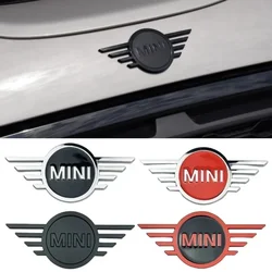 14.5*6.5CM Metal Car Rear Badge for Mini Cooper F55 F56 F54 Countryman Clubman JCW  R56 R60 F60 Front Emblem Sticker Accessories