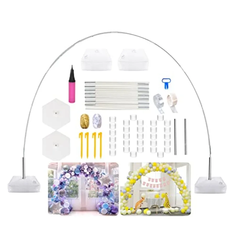 

20-футовый комплект арки из воздушных шаров с подставкой для дня рождения, свадьбы, выпускного украшения, детский душ, садовые арки, фотофон Ide