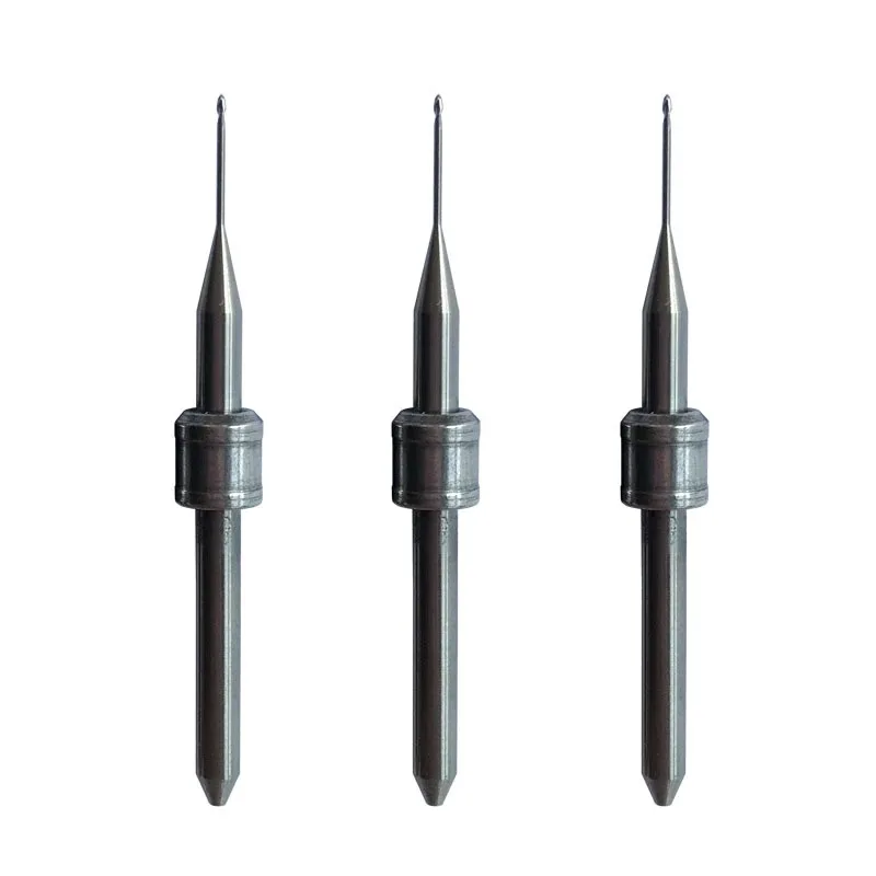 Dental Milling Burs Cutter Needle Lab Materials 0.6/1.0/1.5/2.0/2.5mm Carbide Glass Ceramic Zirconia Turning Needle Denture Tool