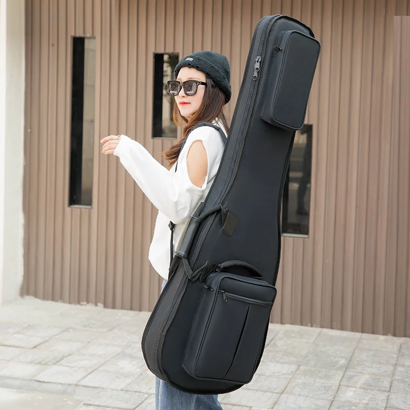 electric-bass-higher-quality-waterproof-bags-shockproof-16mm-thicken-folk-acoustic-electric-guitar-backpacks