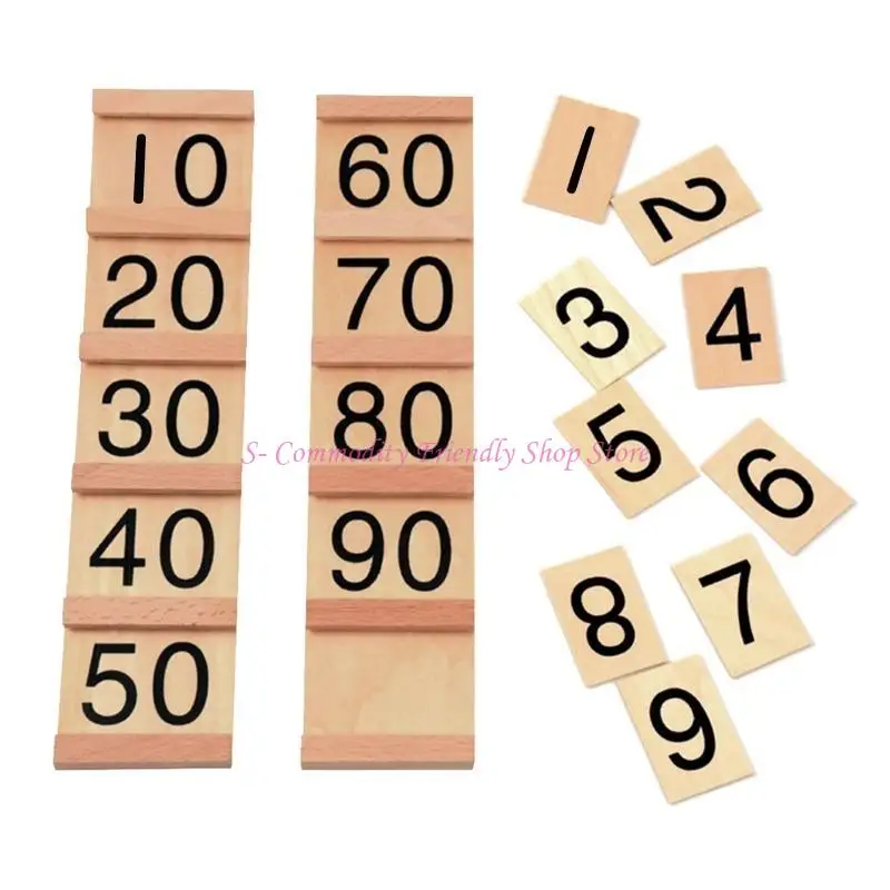 85ae 목재 수학 지능 스틱 인물 어린이 유치원 교육 장난감 선물