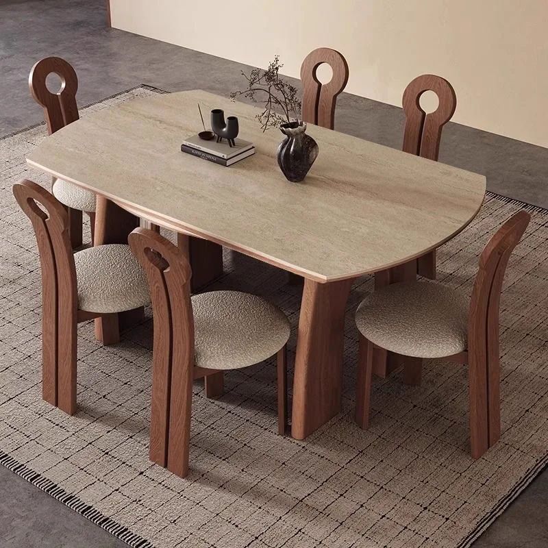 Wholesale High-Quality Solid Wood Dining Tables For Living Room And Restaurant