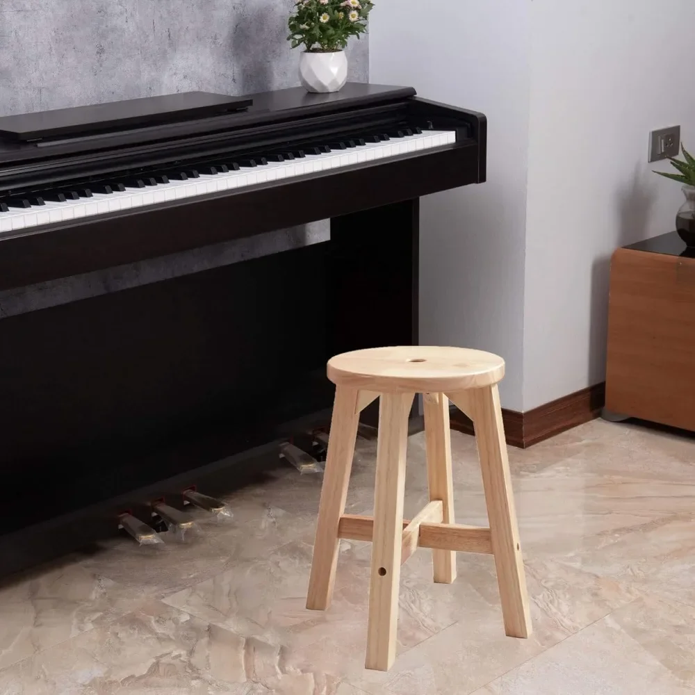 Круглые табуреты из массива дерева