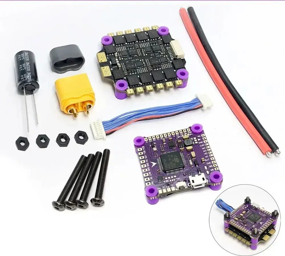 F405 V3 3-6S 30X30 FC&ESC FPV Stack BMP280 Kontroler lotu BLHELIS 50A 4w1 ESC dla Freestyle Drone Model VS SpeedyBee