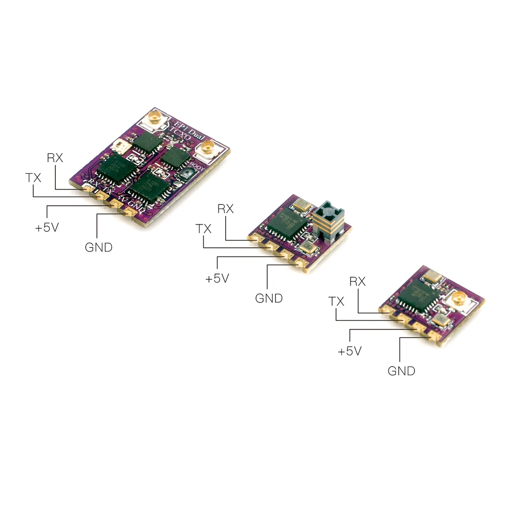 Newest HappyModel EP1 Dual TCXO 2.4GHz ELRS True Diversity Receiver Built-in A TCXO for FPV Freestyle Long Range DIY Parts