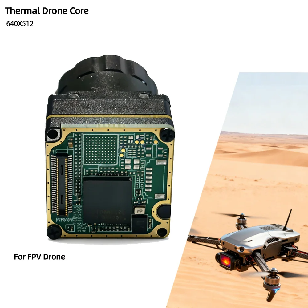 Infrared Night Vision LWIR FPV Imaging Camera Module Mini2 640 Series 640x512 Resolution 30/60Hz Thermal Sensitivity