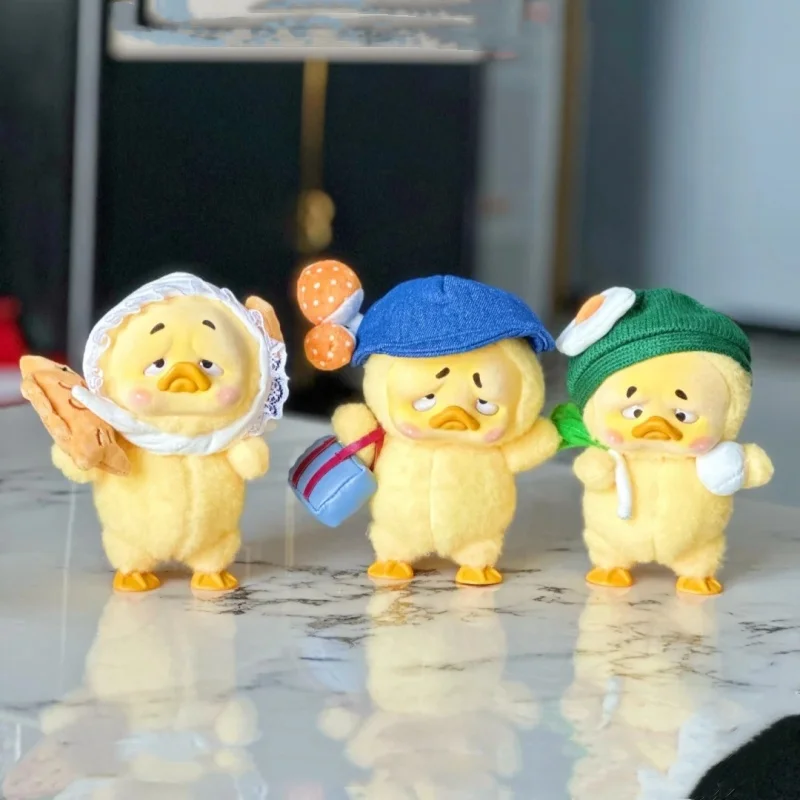 Original In Stock Upset Duck Work Upsets Me Box Hard Working Duck Box Gifts Troublesome Duck Action Figure Toys