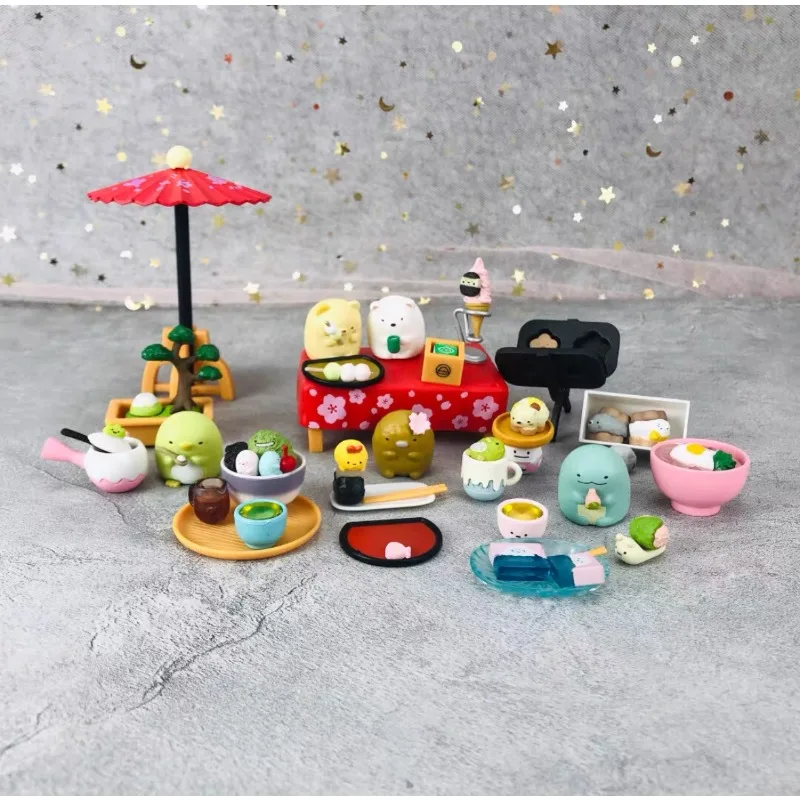 

Kawaii Sumikko миниатюрная фигурка Youthful Time Sumikko Gurashi виниловая глухая коробка для лица экшн-фигурки украшения для детей подарки