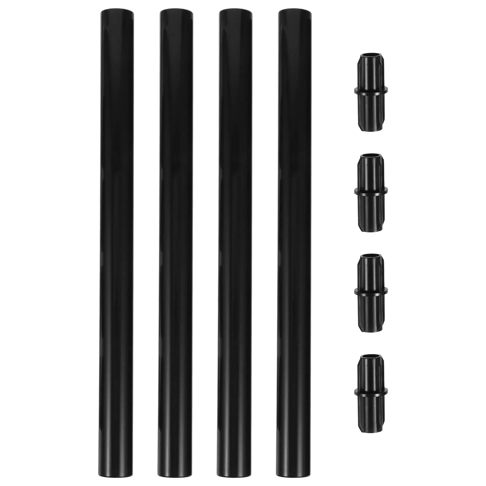 

4 Sets Landscape Light Connectors Solar Extension Rods Ground Stake Poles Durable ABS Outdoor Yard Garden Supplies