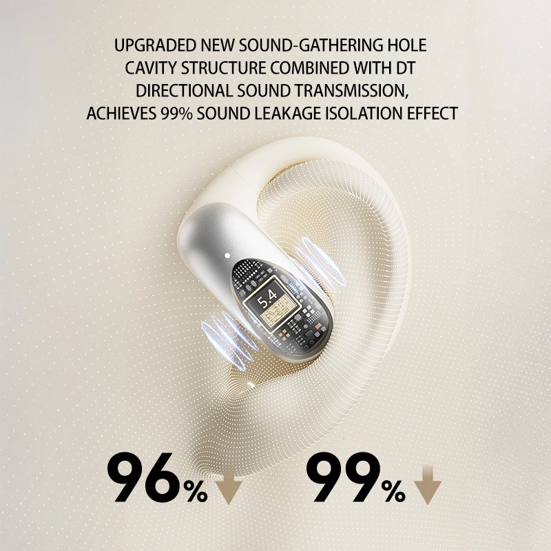 سماعات أذن لاسلكية مفتوحة الأذن من Acer OHR-517 عالية الدقة مع سماعات LDAC OWS معززة بلوتوث 5.4 سماعات أذن رياضية بخطاف الأذن 48 ساعة #4