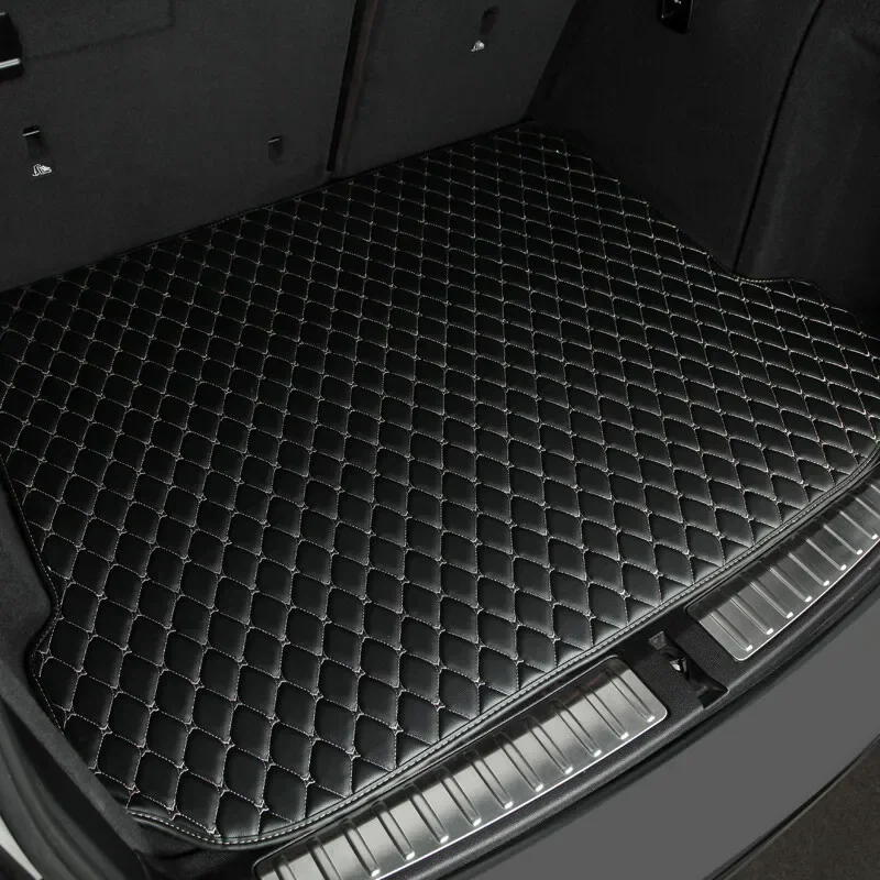 

Artificial Leather Full Coverage Car Trunk Mat for Volkswagen Golf Alltrack 2013-2019 Golf Cabriolet Car Accessories Carpet