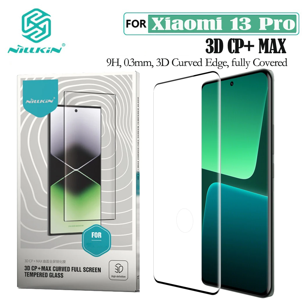 

Закаленное стекло Nillkin 3D CP + Max для Xiaomi Mi 13 Pro, Взрывобезопасное Полноразмерное Защитное стекло для Xiaomi 13 Pro