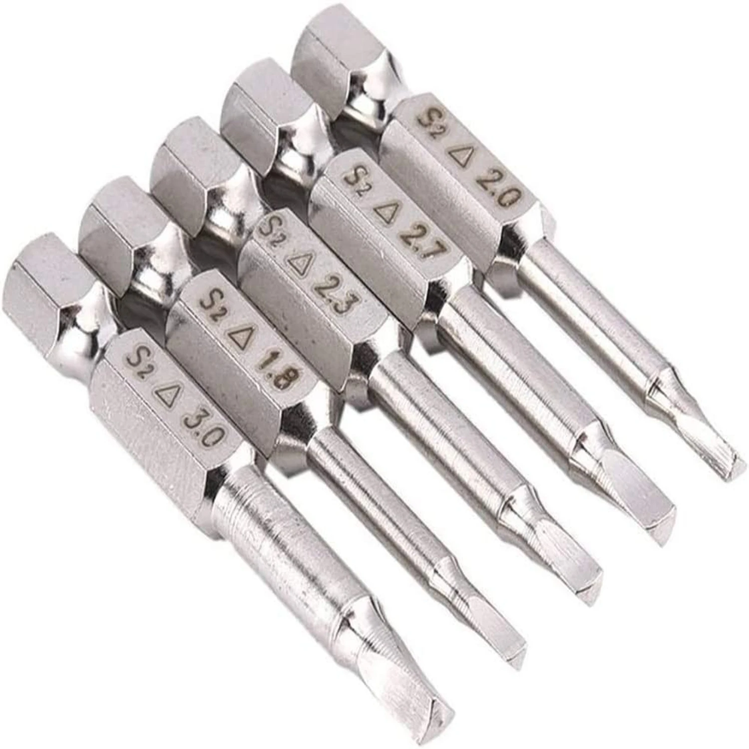 

Reliable and Efficient Durable High Quality Bestgle 5pcs Magnetic Triangle Head Screwdriver Bits Set with S2 Steel Material, 1/4