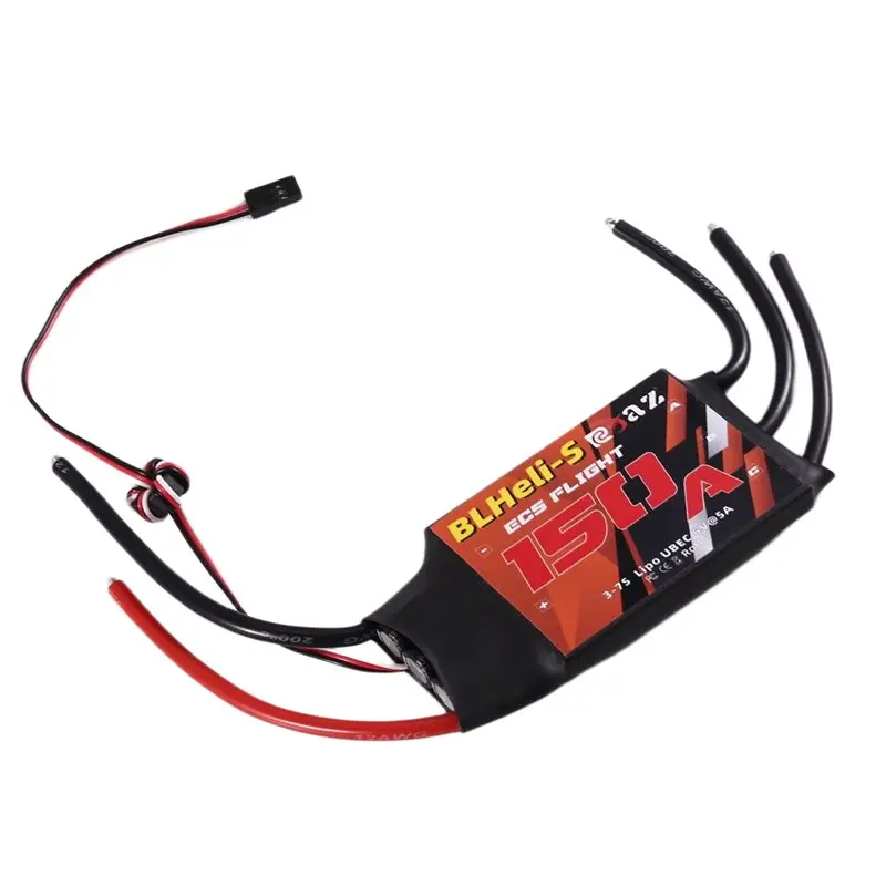 

Бесколлекторный регулятор скорости (ESC) 150A Blheli для квадрокоптеров и радиоуправляемых моделей самолетов с фиксированным крылом, FPV дронов