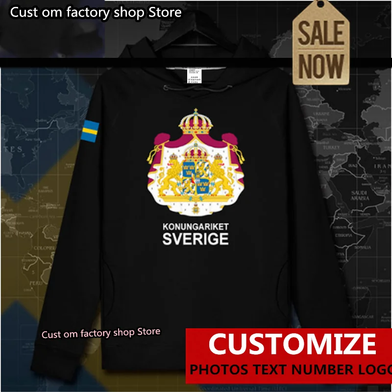 

Sweden Sverige Swedish Swede SE SWE hoodie pullovers hoodies men coat tracksuit sweatshirt thin streetwear clothing jerseys