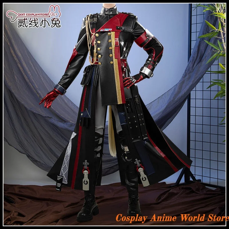 

In stock Helsen Pogranichnik Cosplay Costume Outfit uniform Arknights: Endfield Halloween Party Male Role Play Anime Clothing