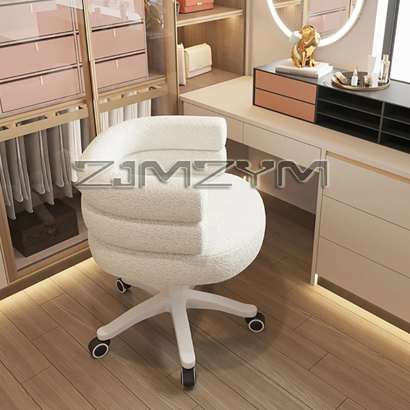 كرسي غرفة المعيشة دراسة الكمبيوتر كرسي رفع مسند الظهر كرسي التجميل الدوار غرفة نوم الغرور كرسي امبسوول