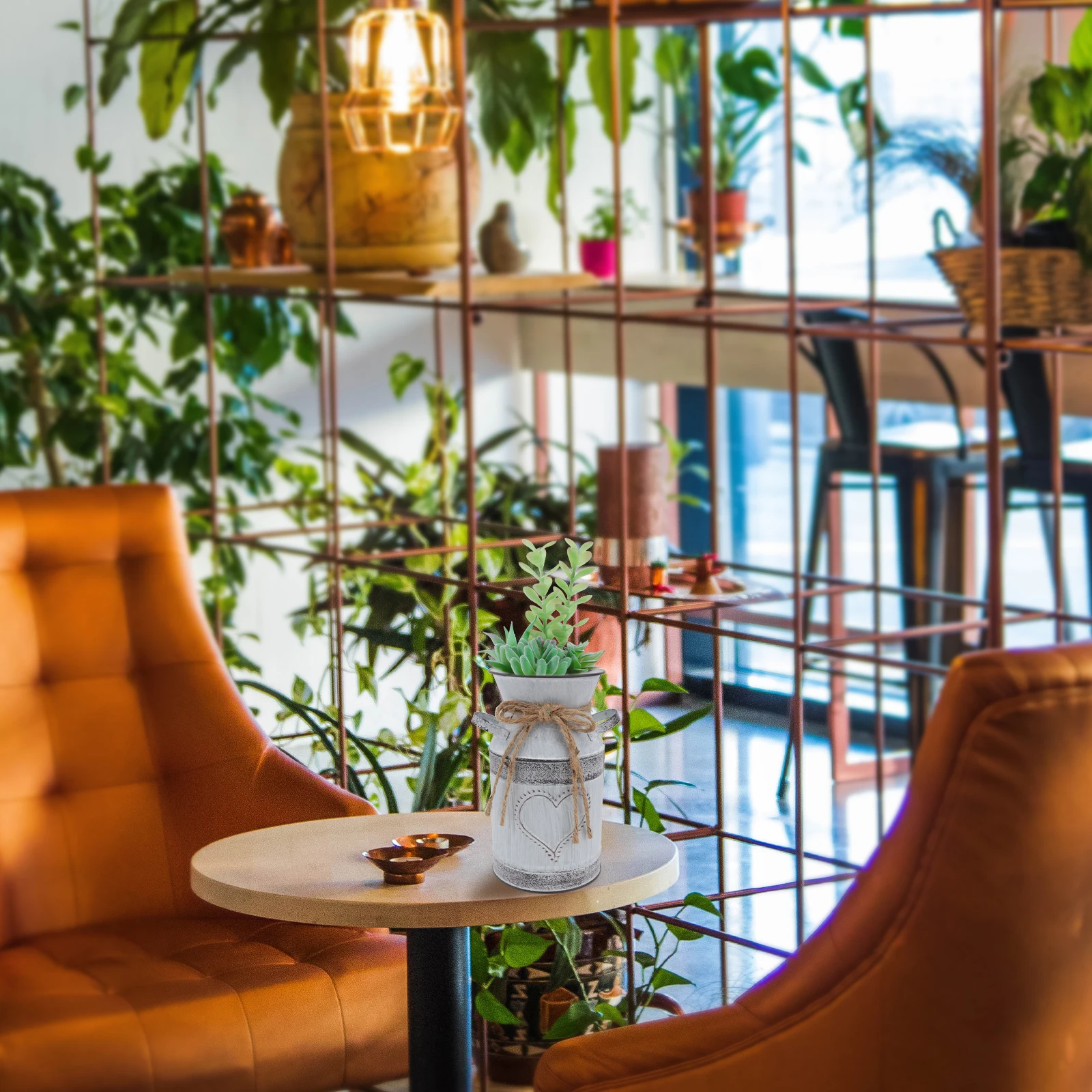 

2Pcs Vintage Flower Buckets Decorative Iron Buckets European Style Outdoor Garden Decor Retro Flower Container Home Ornament