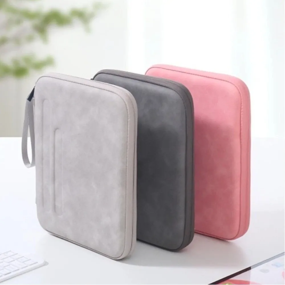 Portable Handheld Tablet Bag PU Hard Shell Protective Cover EVA Anti Drop Carrying Case Storage Bag