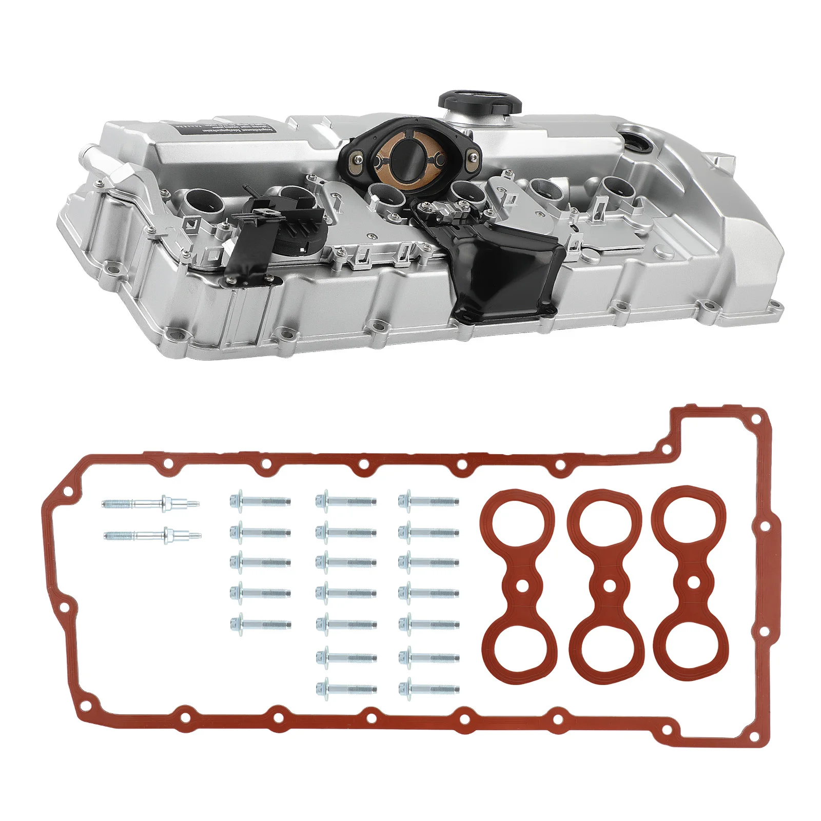 Valve Cover w/ Gasket & Oil Cap for BMW E70 E82 E90 E91 X3 N51 N52 11127552281