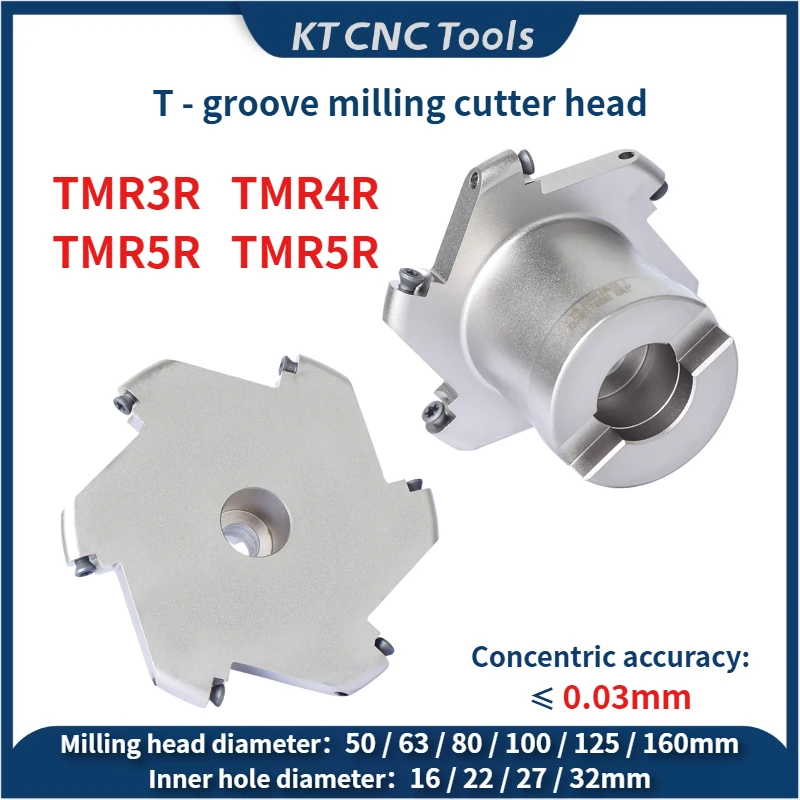 

TMR EMR T-groove milling cutter head, inserted into RPMT10T3 RPMT1204 FMB FMB22 FMB27 tool holder bracket tool