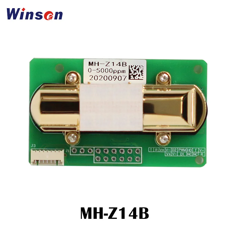 2PCS Winsen MH-Z14B NDIR CO2 Sensor Gas Sensor Carbon Dioxide Module UART, PWM Output