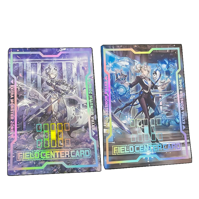 Yu-gi-oh diy collectible Card、炎のbestower、シルバーの城のラベル、赤いドラゴン、誕生日プレゼント