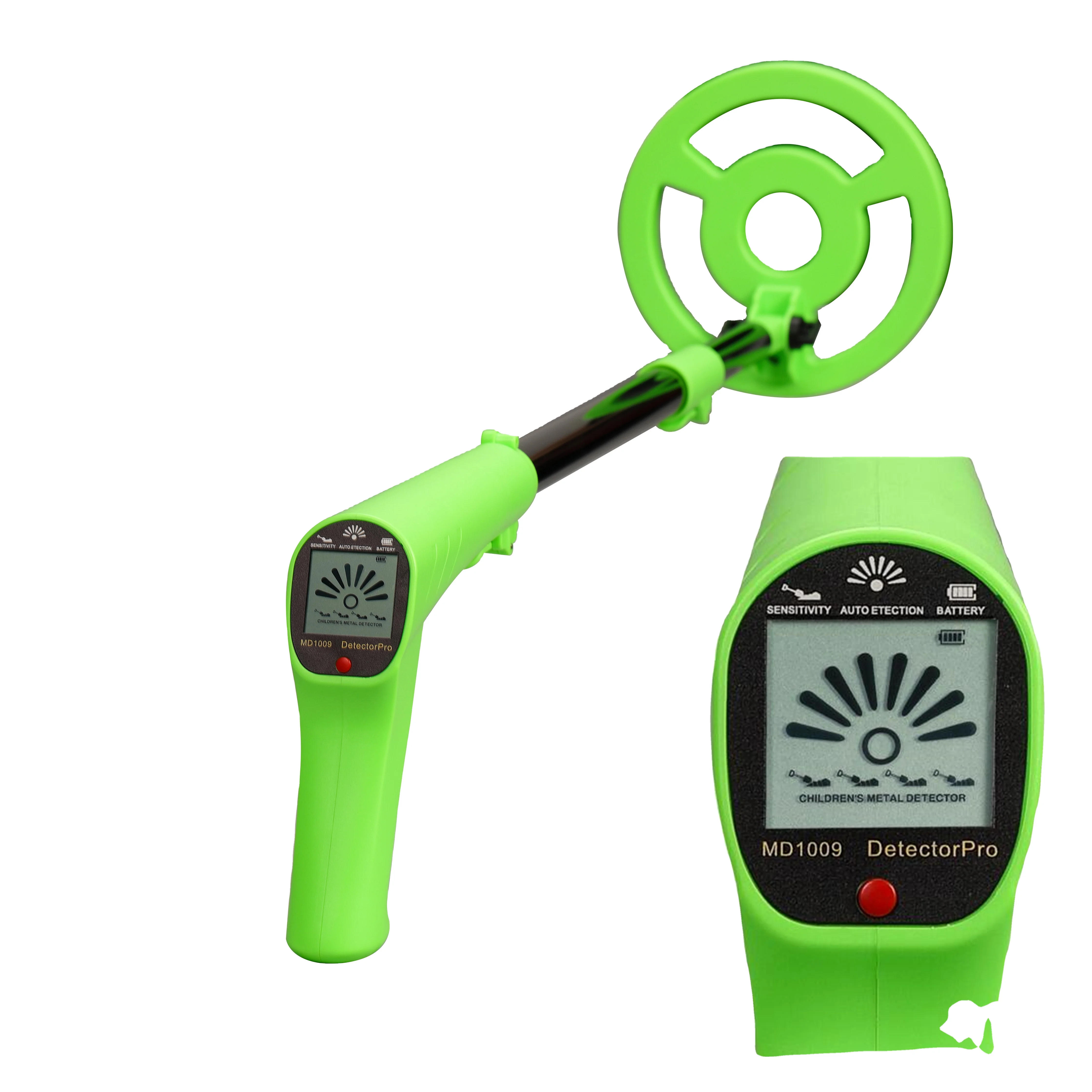 6-Inch Search Coil Kids Metal Detector Lightweight LCD Display Gold Detector for Hiking Exploration