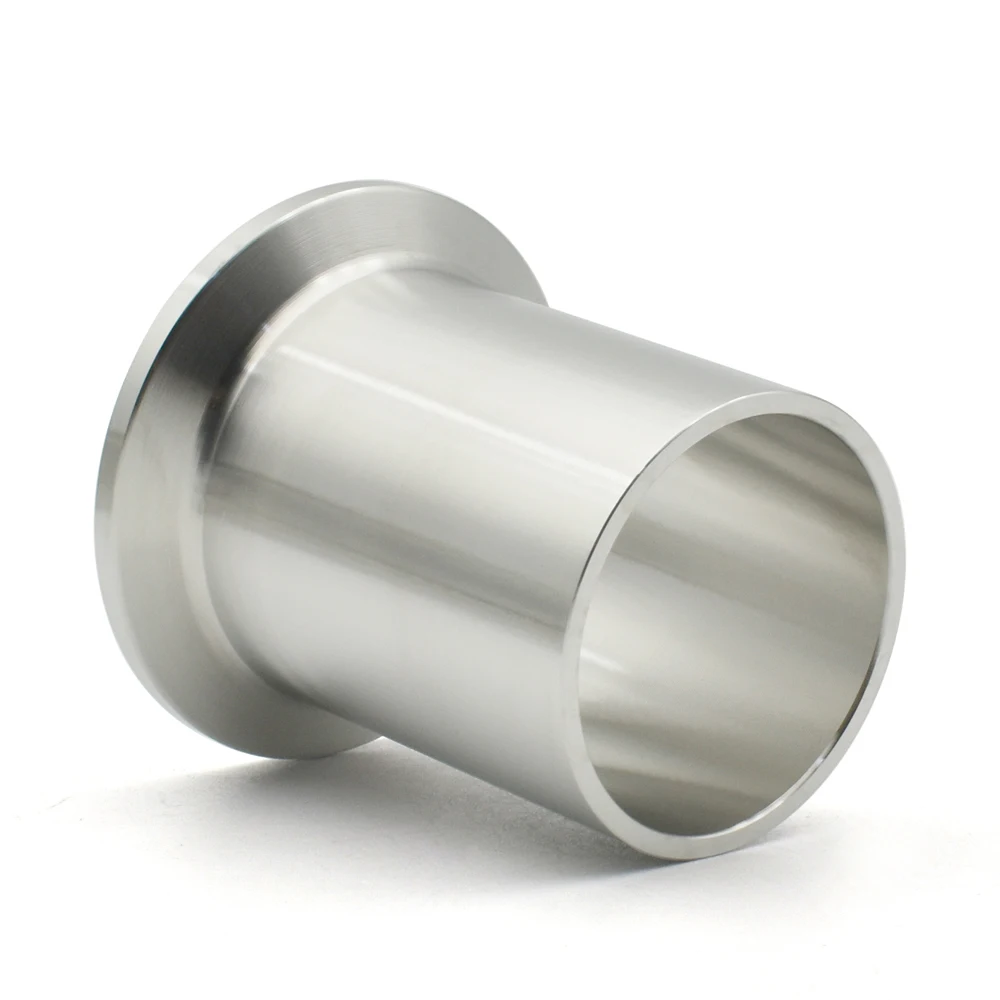 21.5 50mm Length 12.7-159mm304/316L Stainless Steel Sanitary Welding Pipe Fittings, Clamp Sleeve, Three Clip Chuck, Flange Joint