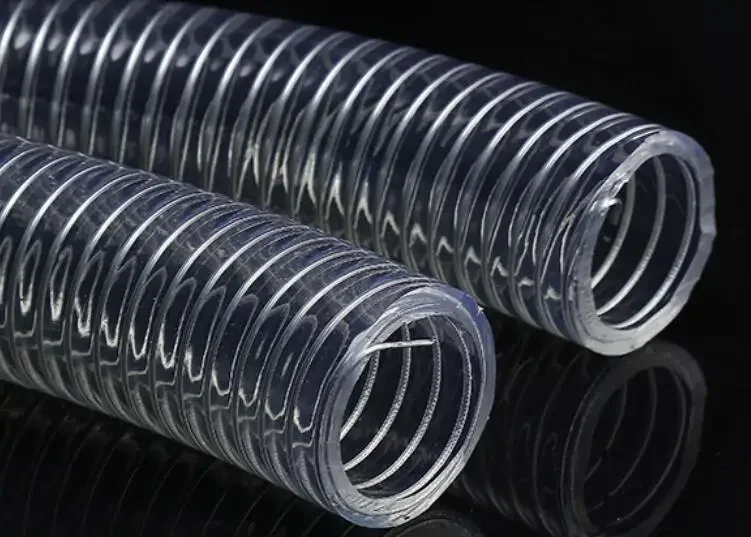 

10/12/16/19/25/32mm inner diameter PVC clear rubber tubing with steel wire soft pipe 16mm-40mm OD transparent water tube 1 meter