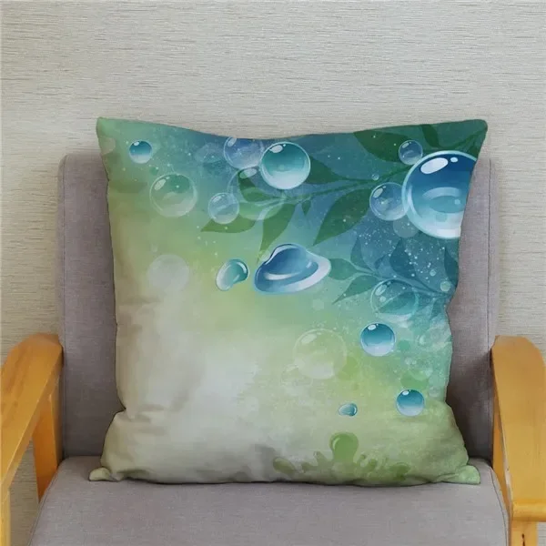 Tulip Flower Print Pattern Cushion Cover Car Living Room Sofa Cushion Cover Luxury Home Decoration Pillow Cover