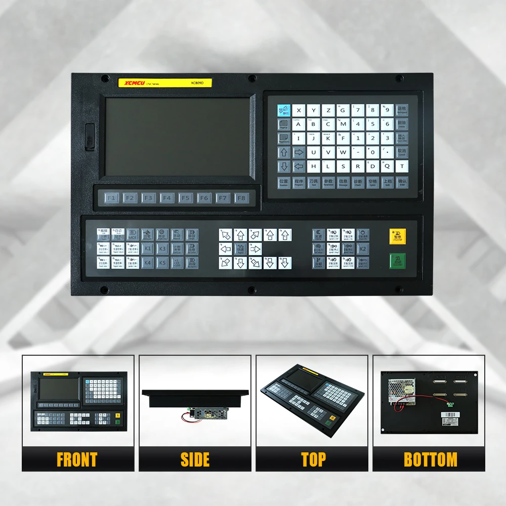 HLTNC XC809D 3 to 6 Axis Controller Multifunctional Offline CNC Control System Support FANUC G code For Drilling Milling Boring