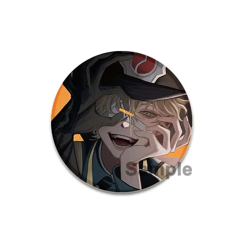 32/44/58mm Anime Cute Game Identity V Button Pin Cartoon Character Brooch Badge Backpack Accessories Game Gift Fans Collect