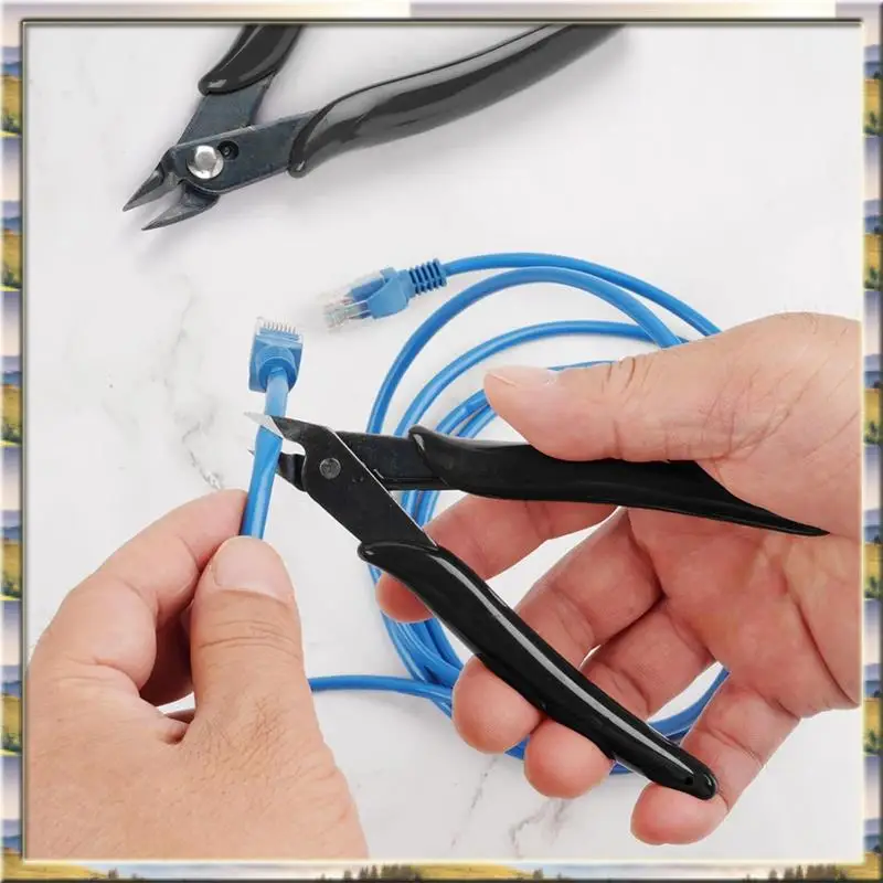 

AA46 HOT-2 Pack Микрорезаки для проволоки, 5-дюймовые плоскогубцы, плоскогубцы, диагональные боковые кусачки, резак для елки с застежкой-молнией