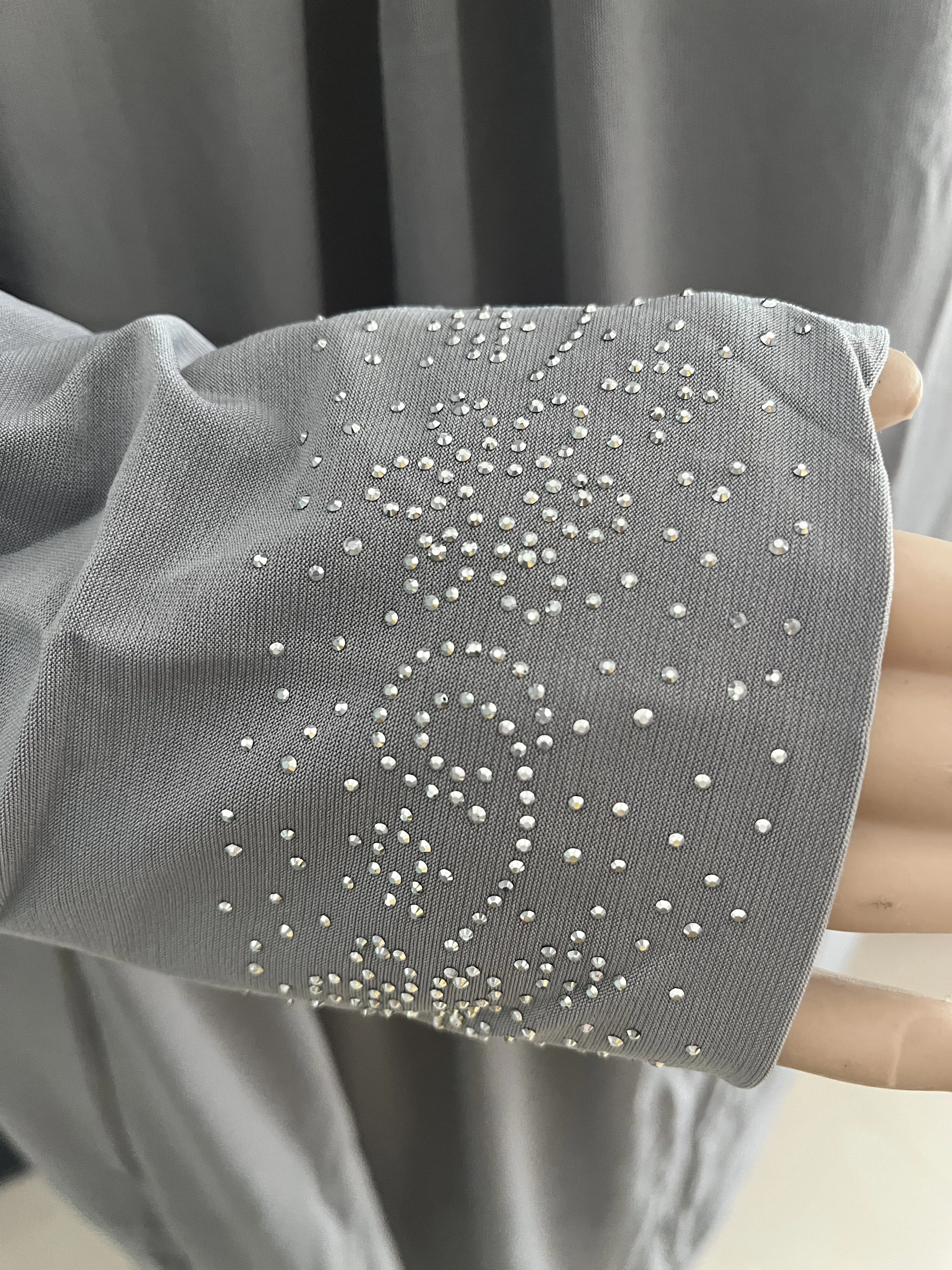 H098 Freie Größe Muslimisches Kleid Beten Khimar Kaftan Burka Abaya Robe Hijab Nahen Osten Kleidung – Detail 2