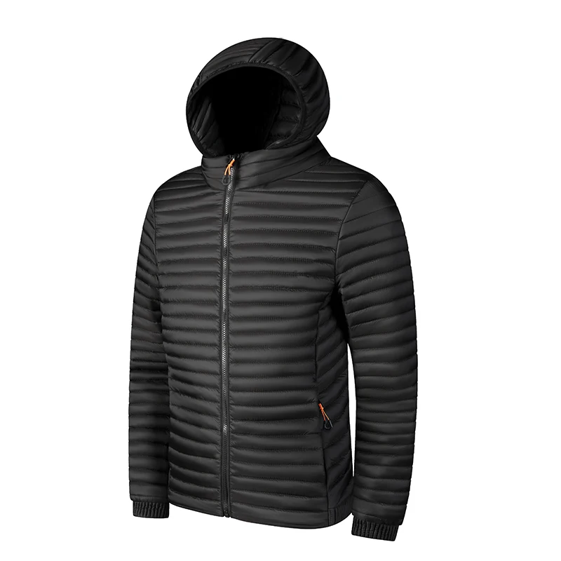 Jaqueta de parka quente impermeável masculina, casaco masculino, outwear à prova de vento, chapéu destacável, masculino, moda casual, outono, inverno, nova