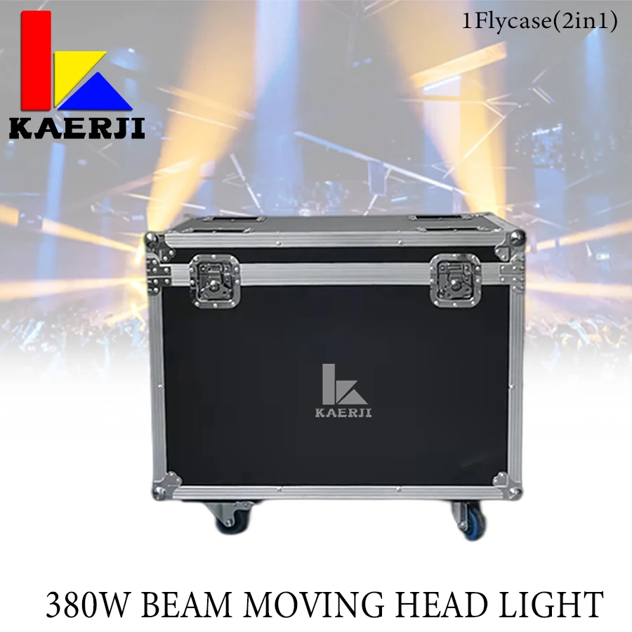 No Tax 1Pcs Flycase For 380W Beam Moving Head Lighting with DMX Controller for Stage DJ Ball Disco