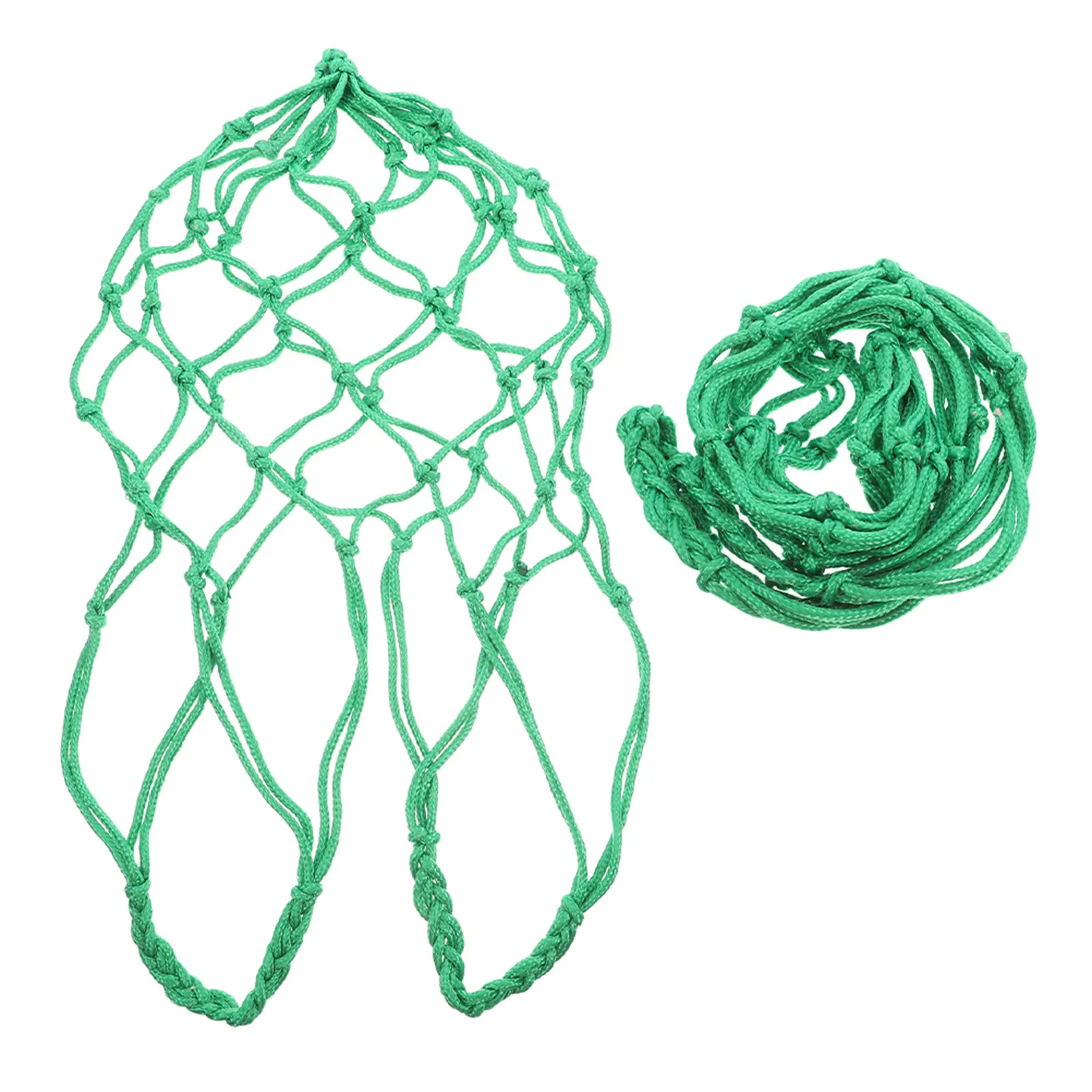 

2 Pcs Hanging Hay Net Bag Goat Chicken Cattle Sheep Horse Feeding Bag Slow Feed Hay Bag for Livestock Pasture Feeding Supplies
