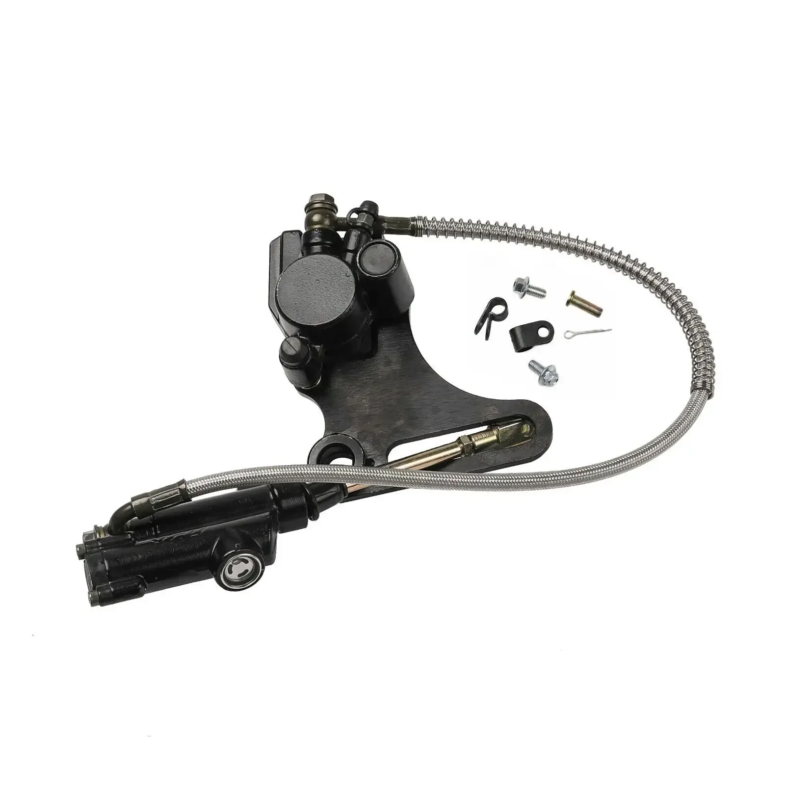 TDPRO kaliper rem cakram belakang 15mm, untuk sinar ganda horisontal lubang kotoran sepeda Apollo 90cc 110cc 125cc 150cc