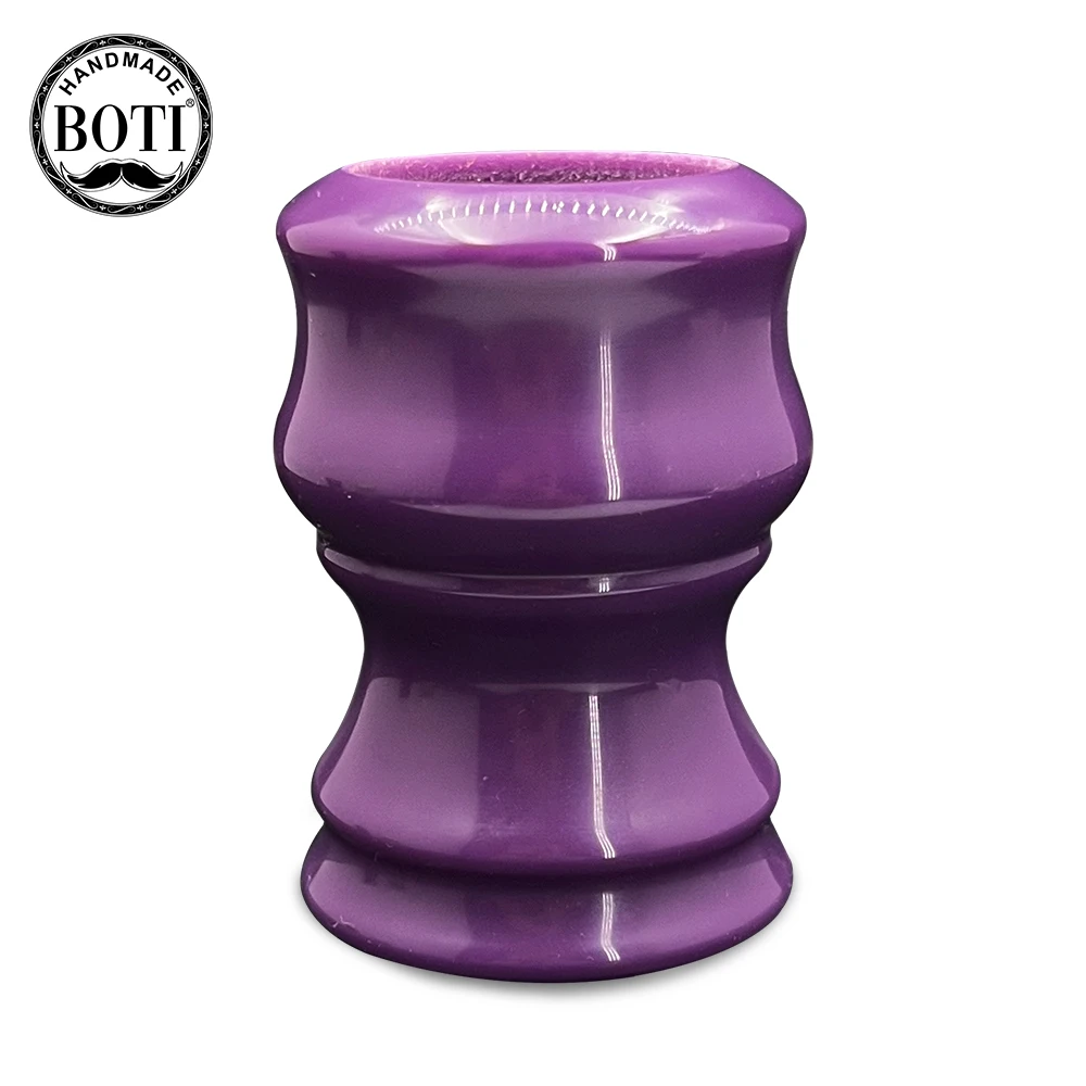 Boti Violet Shaving Brush Resin Handle Wet Shaving Tools for Men's Beard Trimmer Barber Shop Kit