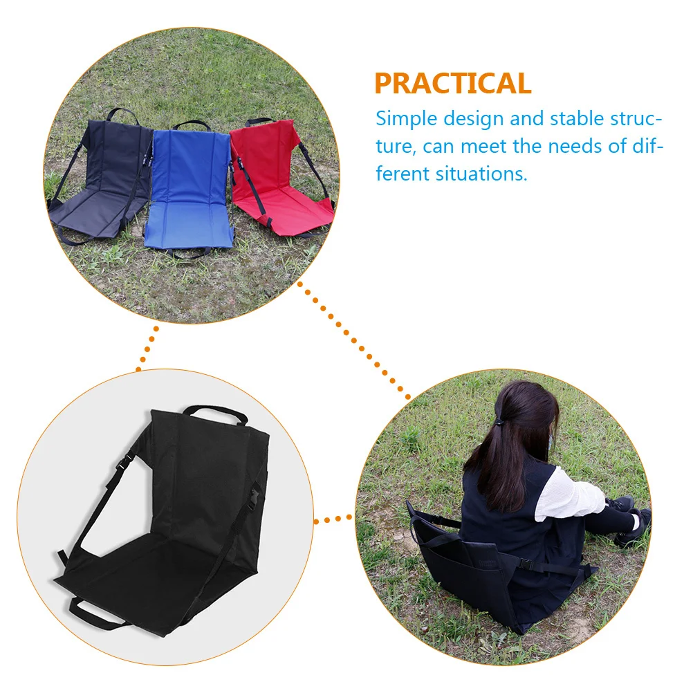 

Foldable Seat Pad Adjustable Oxford Cloth Chair For Outdoor Camping Fishing Garden Picnic Portable Folding Chair