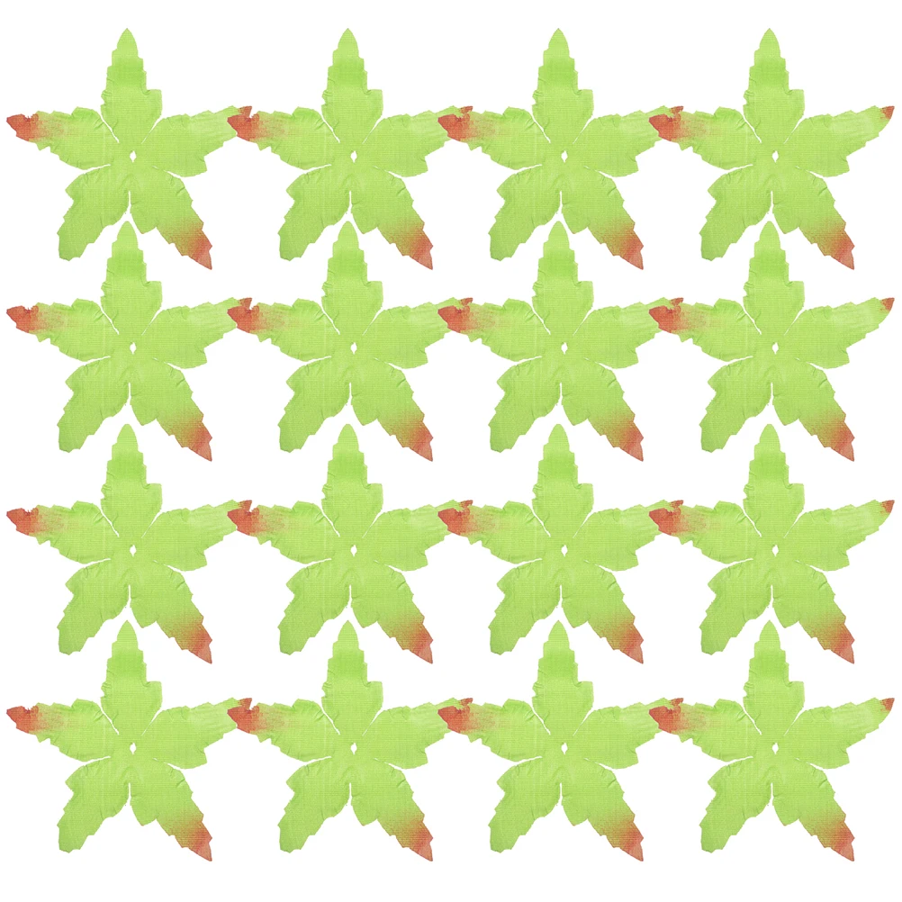 100pcs Rose Sepals Fabric Green Sepals For Diy Artificial Flower Making Craft Supplies Fake Calyxes Receptacles