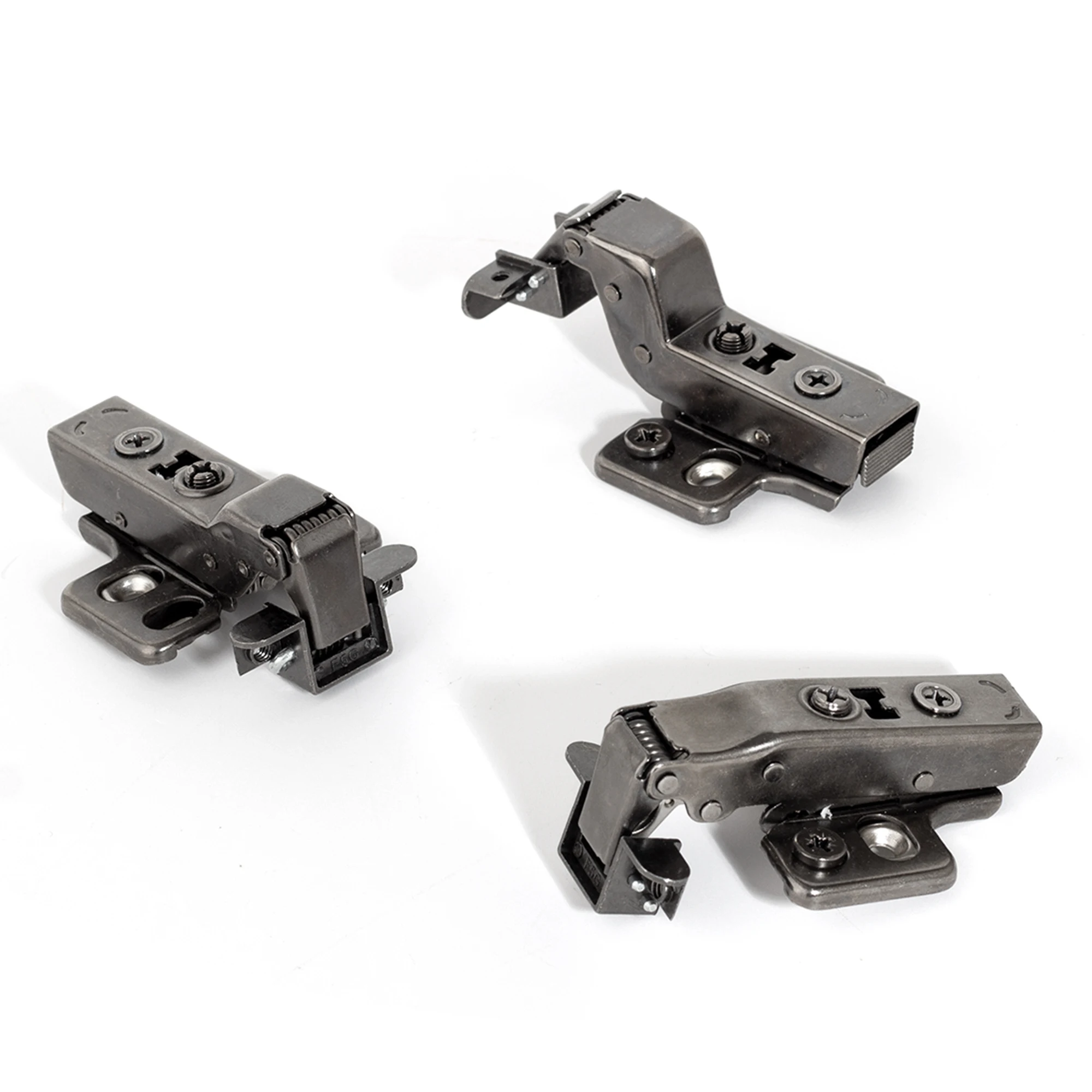 

2 шт., алюминиевая рама, стеклянная дверная петля, демпфер, гидравлическая мягкая закрывающаяся мебель, невидимые скрытые петли для кухонного шкафа, шкафа