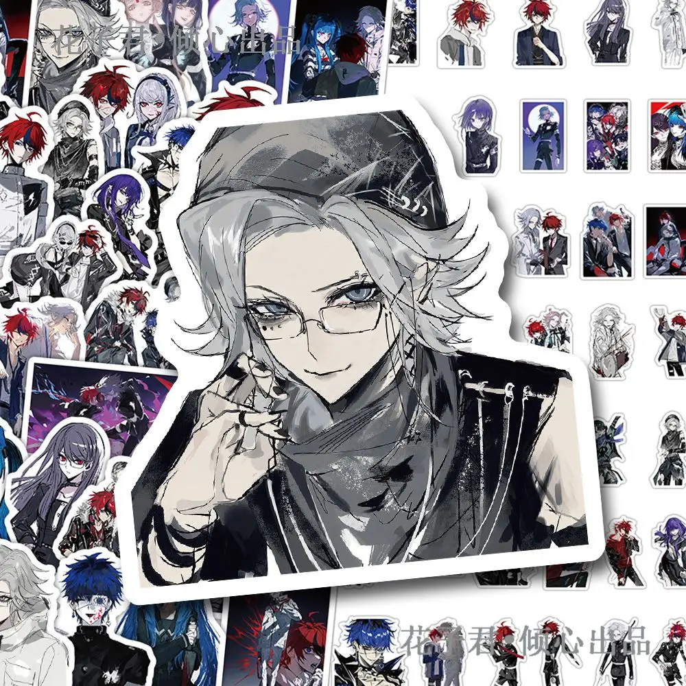 100 pcs set Cartoon Painting Creative Sticker Mobile Phone Decoration COS Game HUNDREN LINE Sumino Takumi Aotsuki Eito Gift Toys