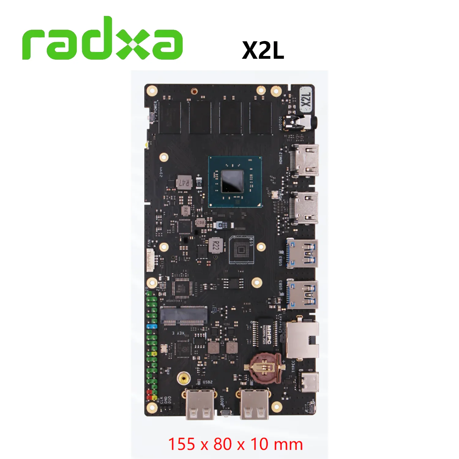 Imagem -06 - Development Board Intel X86 Combinado com Rpi 2040 Intel®celeron Celeron®processador Quad-core J4125 Threads Radxa-x2l